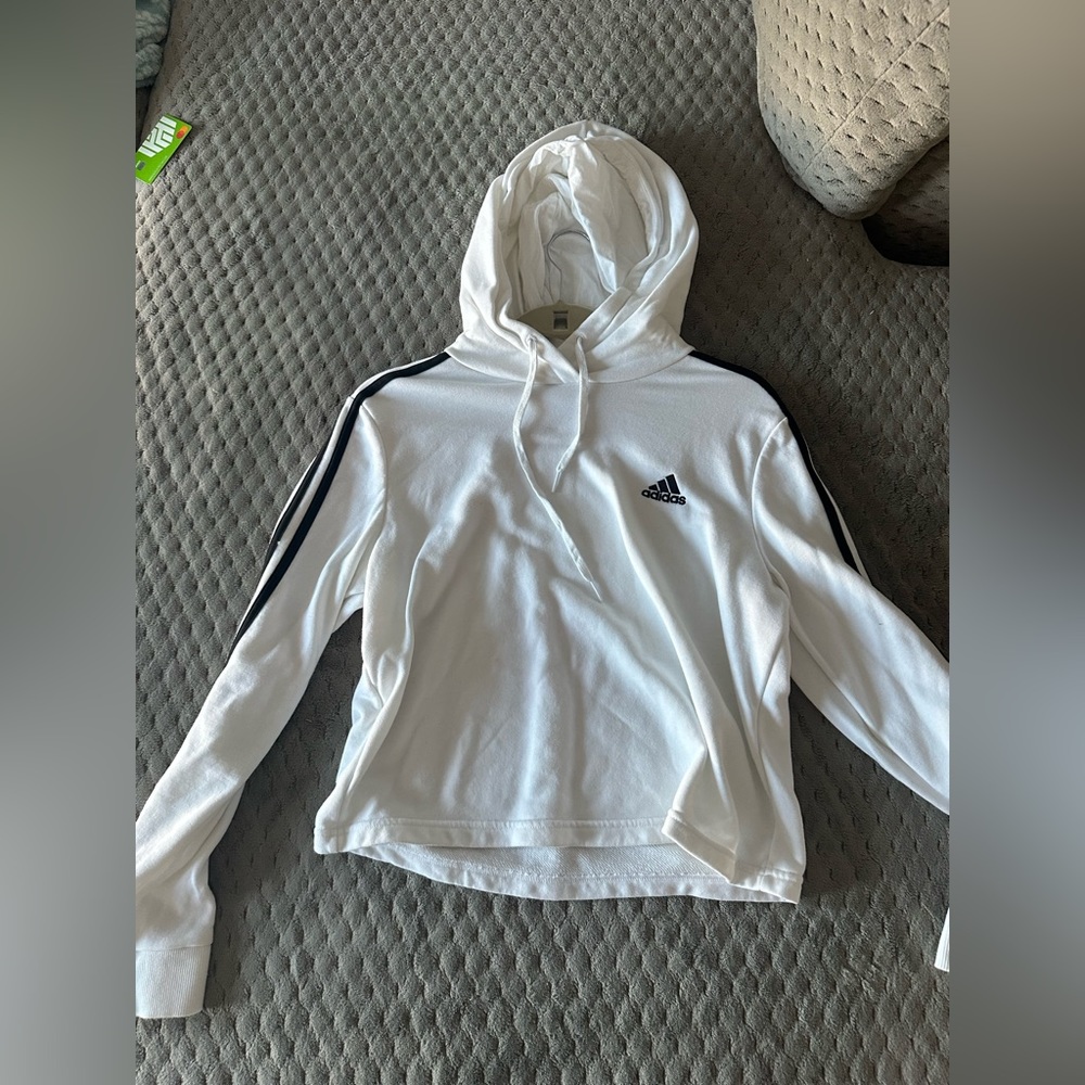 Adidas medium cropped hoodie